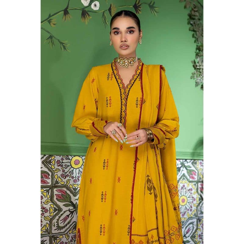 Jacquard Unstitched Luxury Suit MJ-32005 3PC