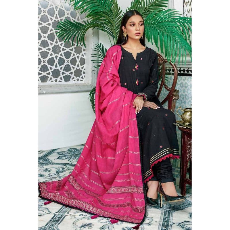 Jacquard Unstitched Luxury Suit MJ-32033 3PC