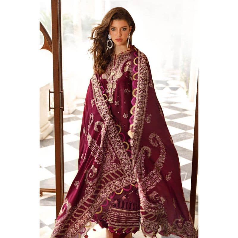 Ideas Raw Silk Unstitched Suit RW-22003 3PC