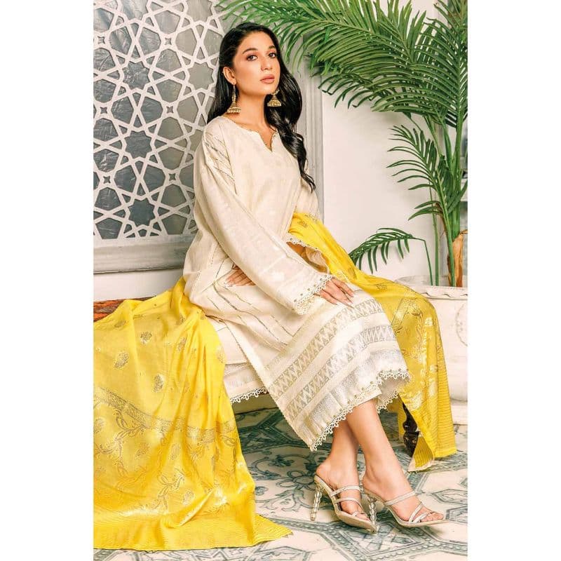 Jacquard Unstitched Suit MJ-32039 3PC