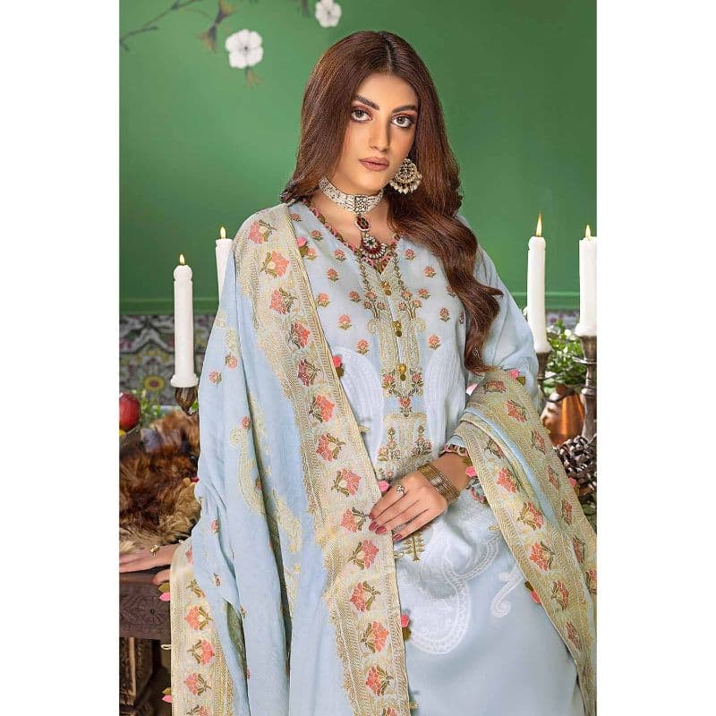Jacquard Unstitched Suit MJ-32038 3PC