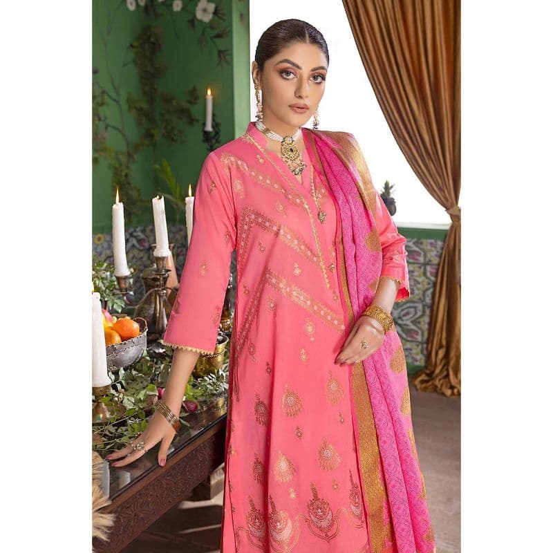 Jacquard Unstitched Suit MJ-32020 3PC