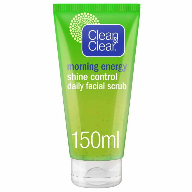 Clean And Clear Daily Facial Scrub Morning Energy Shine Control, 150ml
