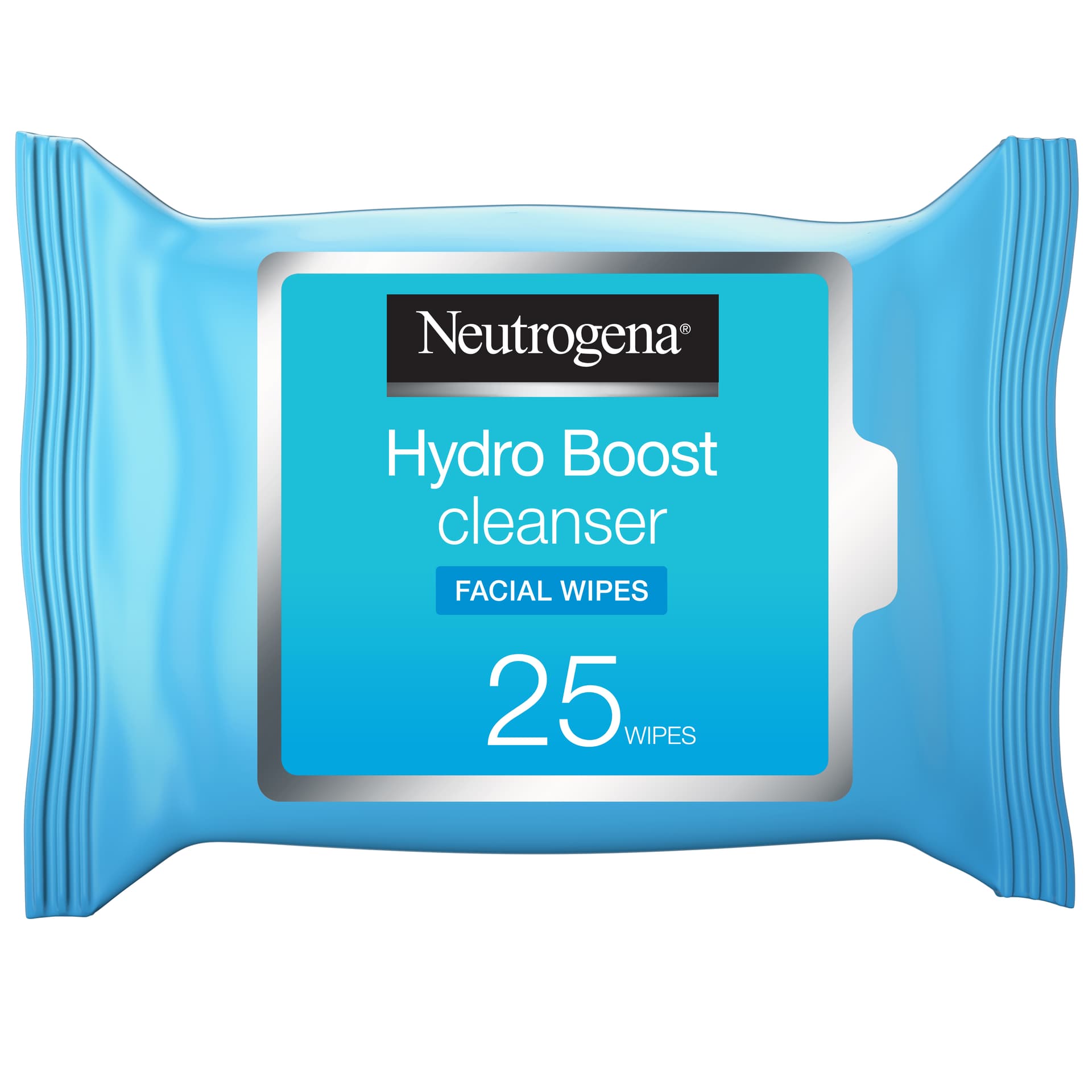 Neutrogena Makeup Remover Face Wipes Hydro Boost Cleansing Pack of 25 Wipes