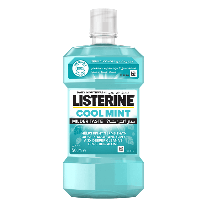 Listerine Mouthwash Cool Mint 500ml