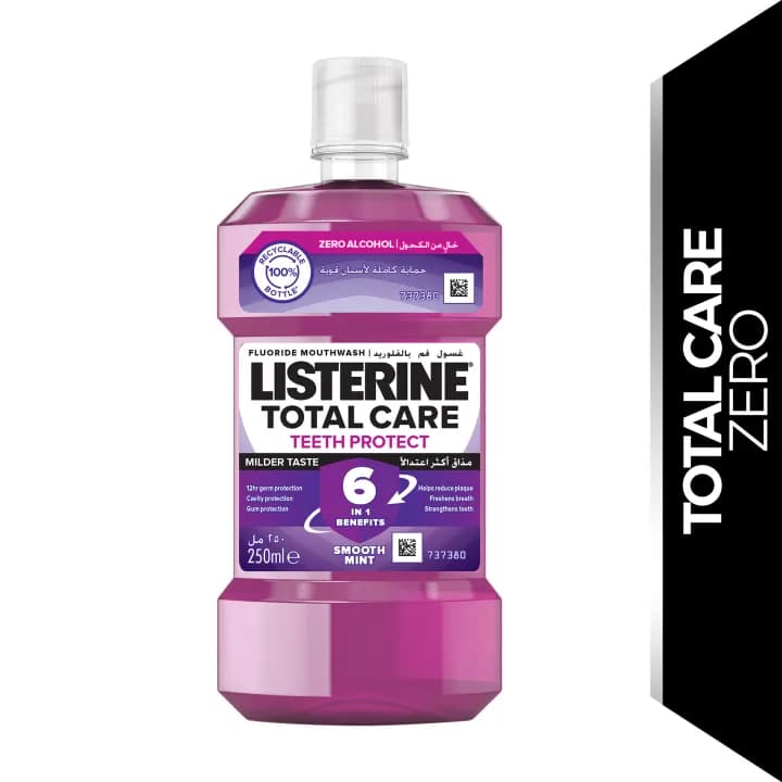 Listerine Mouth Wash Total Care Zero Alcohol Smooth Mild Mint 250ml