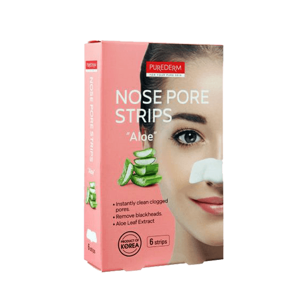 Purederm Nose Strips Aloe 6 Strips