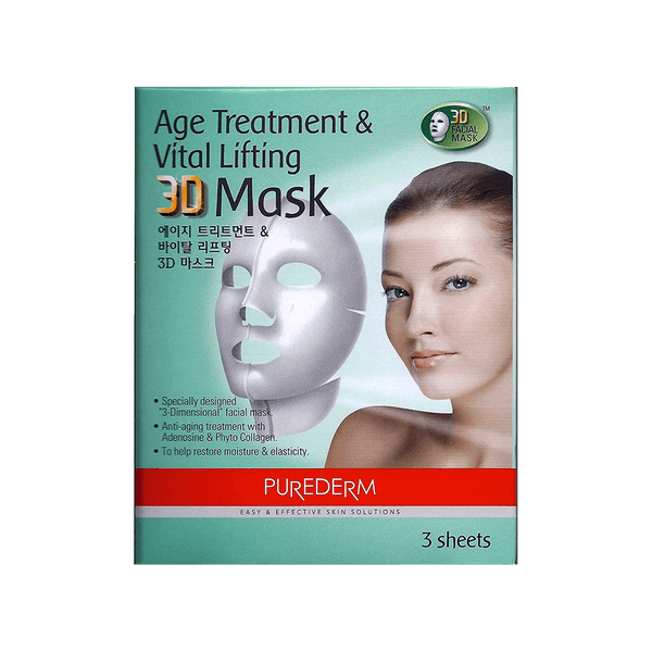 Purederm Age Treatment & Vital Lifting 3D Mask 3 Sheets