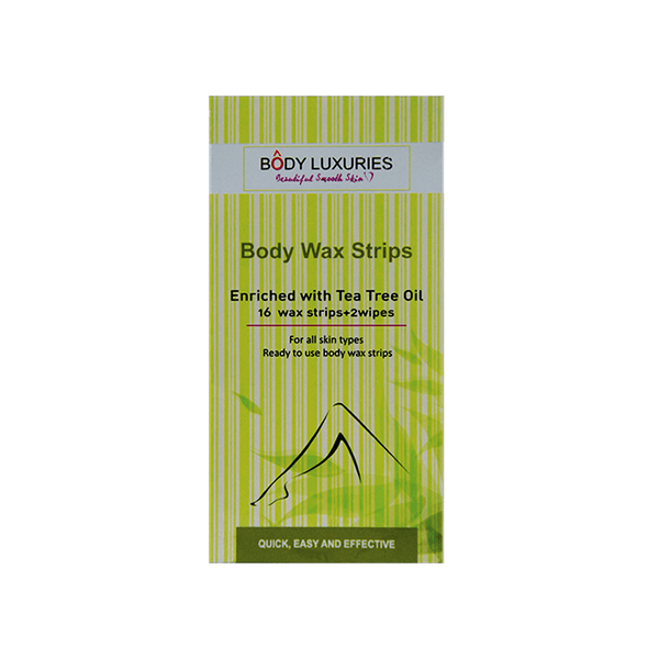 Body Luxuries Body Wax Strips Tea Tree Oil