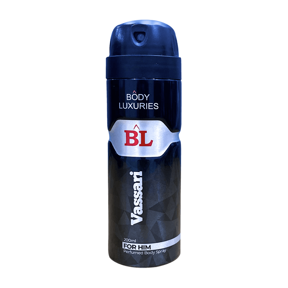Body Luxuries Vassari For Him Perfumed Body Spray 200ml
