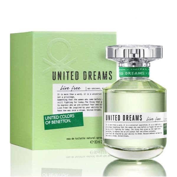 Benetton United Dreams Live Free Women EDT 80ml