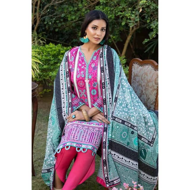 Lawn Unstitched Digital Printed Suit CL-32247 3PC