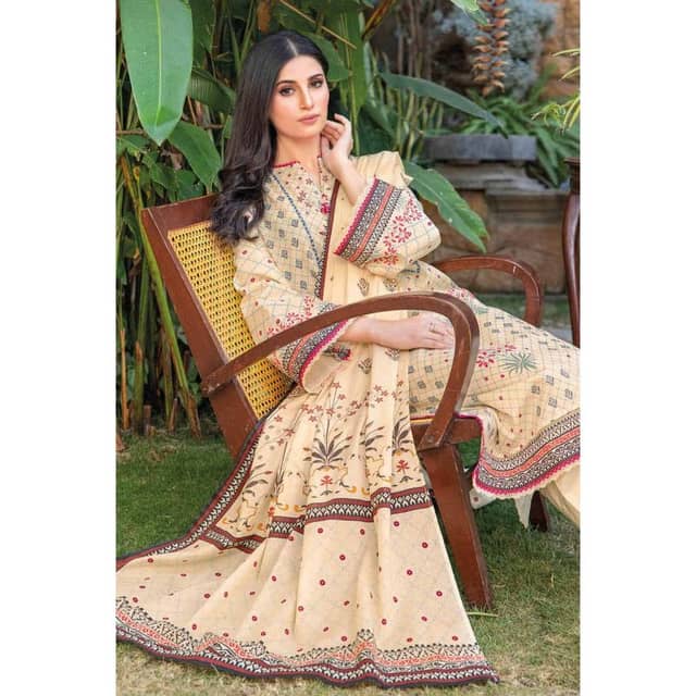 Lawn Unstitched Digital Printed Suit CL-32068 3PC