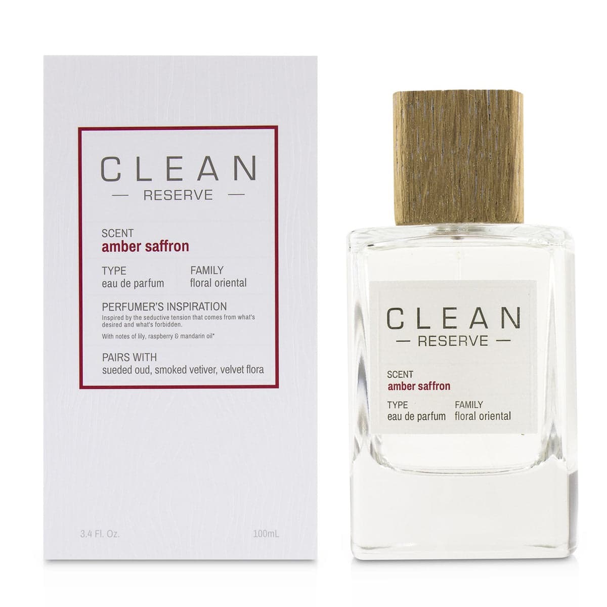 Laura Mercier Clean Reserve Scent Amber Saffron EDP 100ml