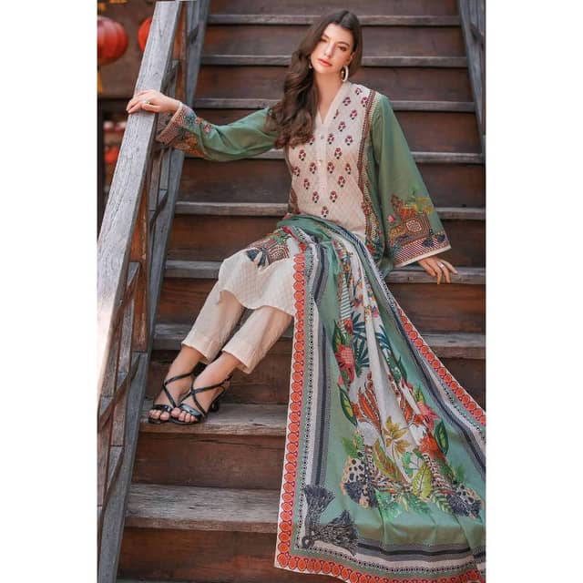 Lawn Unstitched Digital Printed Suit CL-32175 3PC