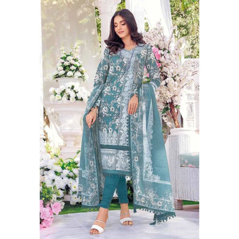 Lawn Unstitched Digital Lacquer Printed Suit CL-32379 3PC