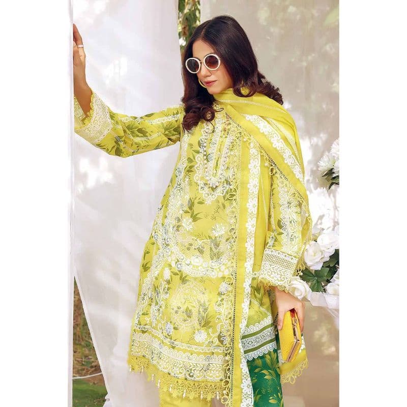 Lawn Unstitched Digital Lacquer Printed Suit CL-32378 3PC