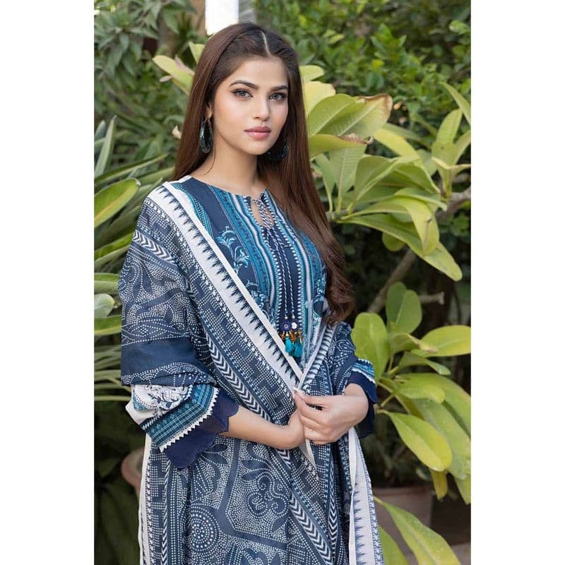 Lawn Unstitched Suit Shirt Dupatta TL-32058A 3PC