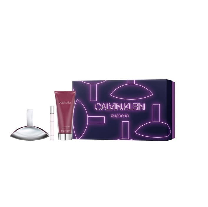 Calvin Klein Euphoria Women EDP 100ml + EDP 10ml + Body Lotion 200ml