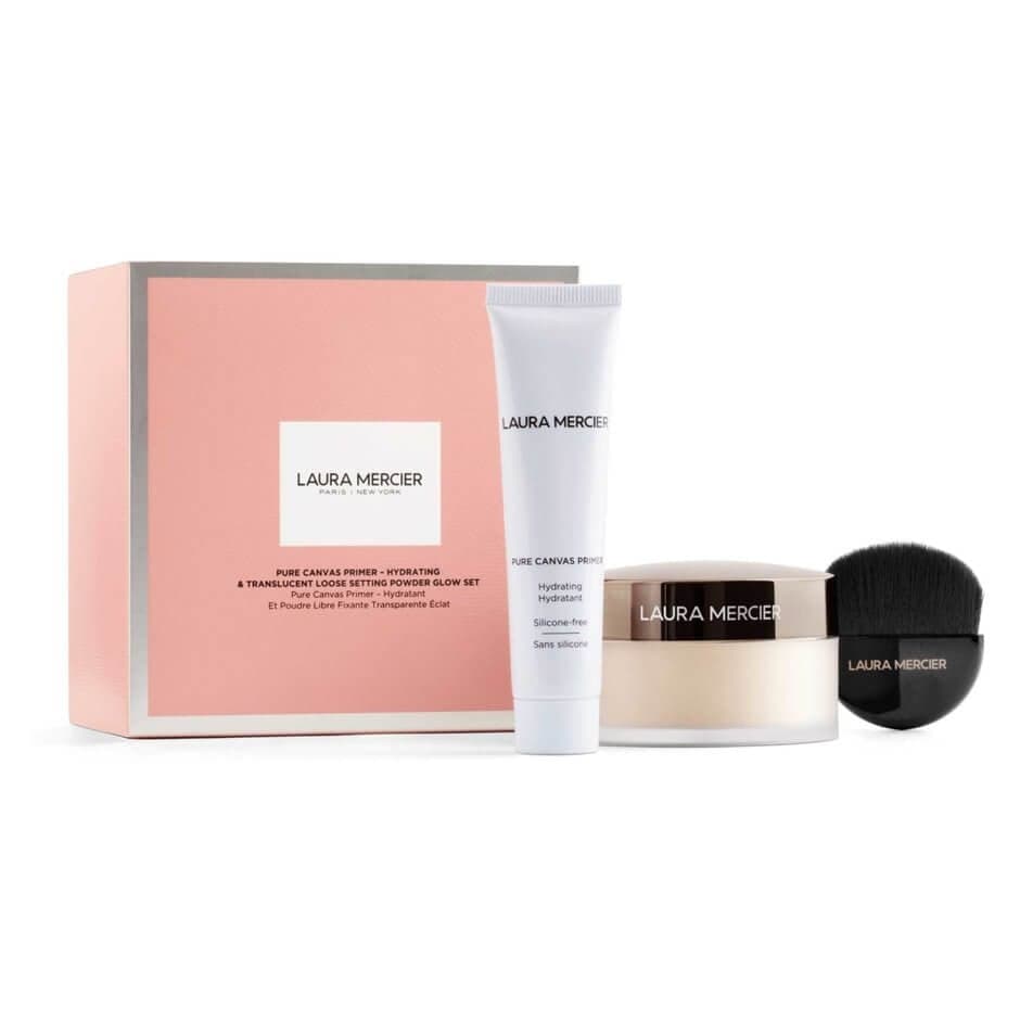 Laura Mercier Exclusive Pure Canvas Primer and Translucent Loose Setting Powder Glow Set