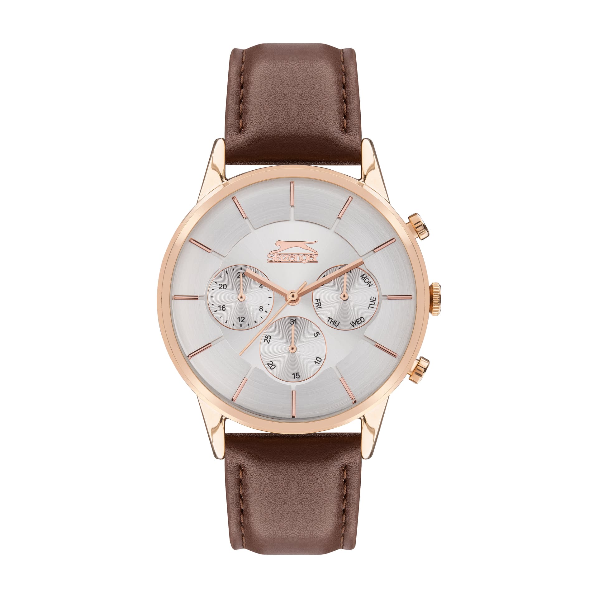 Slazenger Gents Stainless Steel Watch SL.09.2020.2.03 White