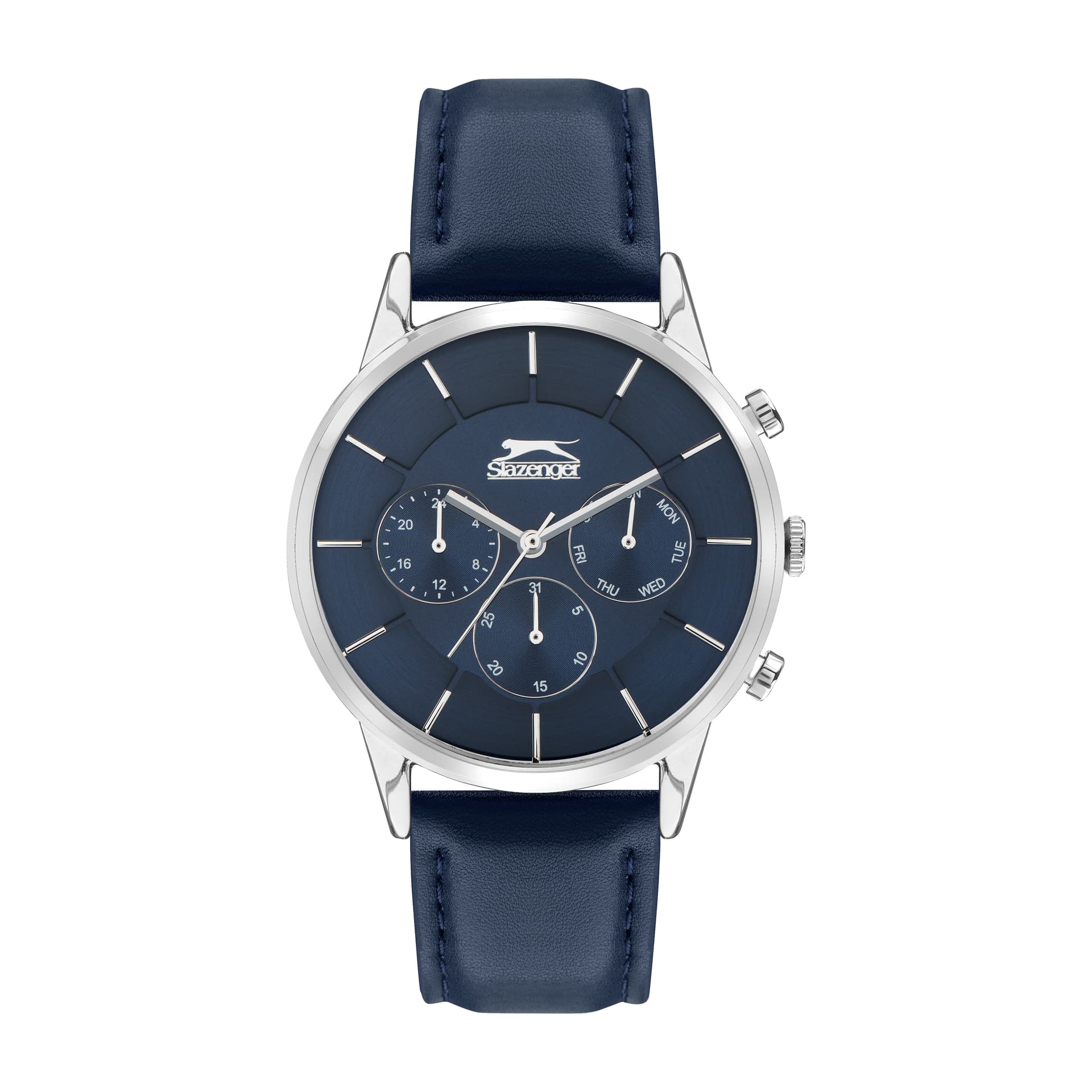 Slazenger Gents Stainless Steel Watch SL.09.2020.2.04 Blue