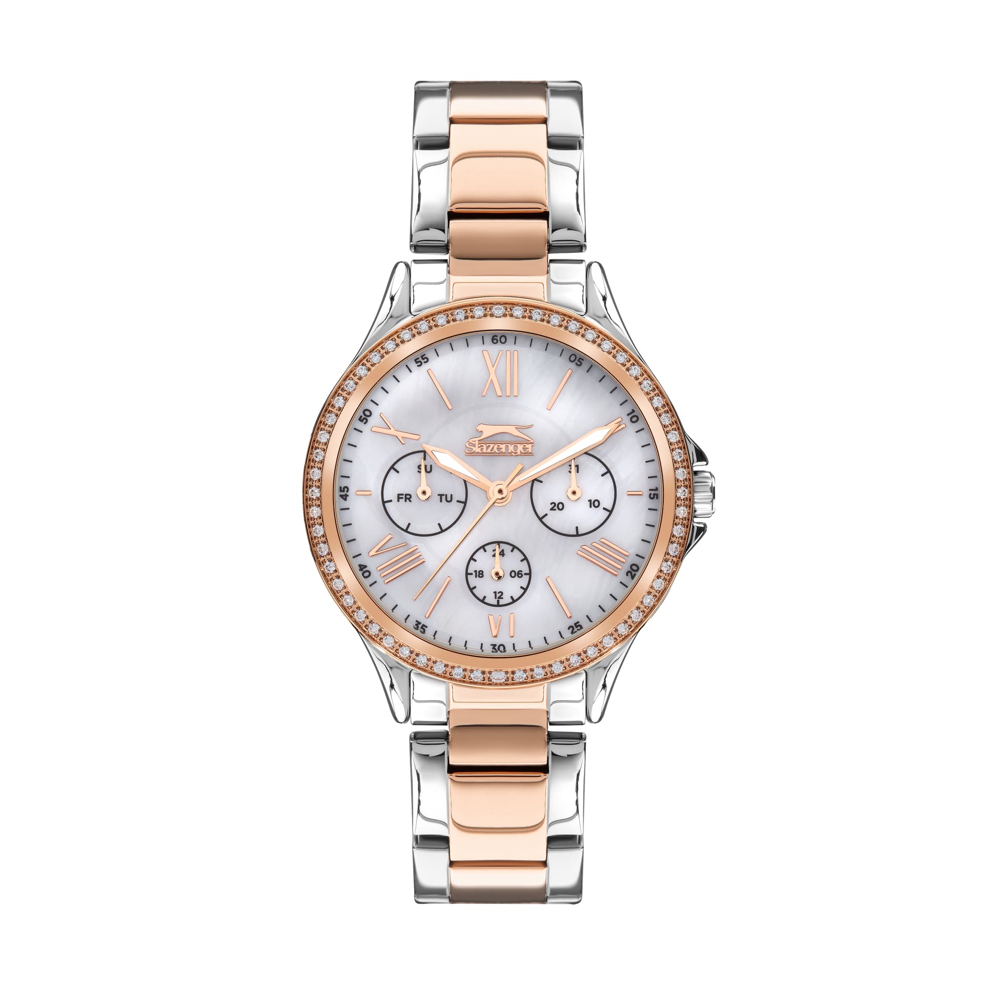 Slazenger Ladies Stainless Steel Watch SL.09.2021.4.03 Silver
