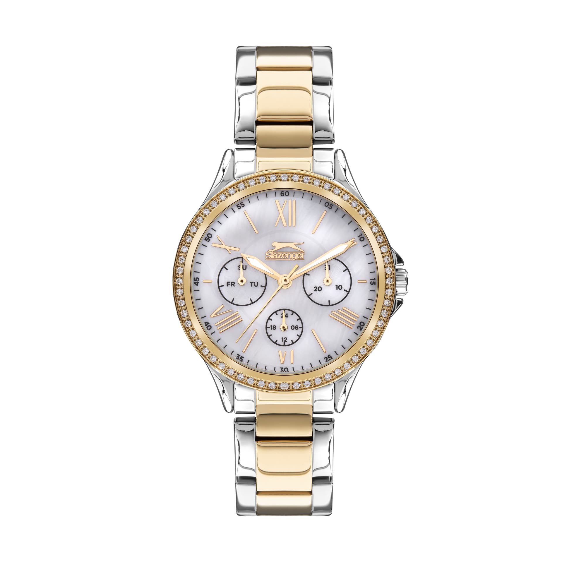 Slazenger Ladies Stainless Steel Watch SL.09.2021.4.04 Silver