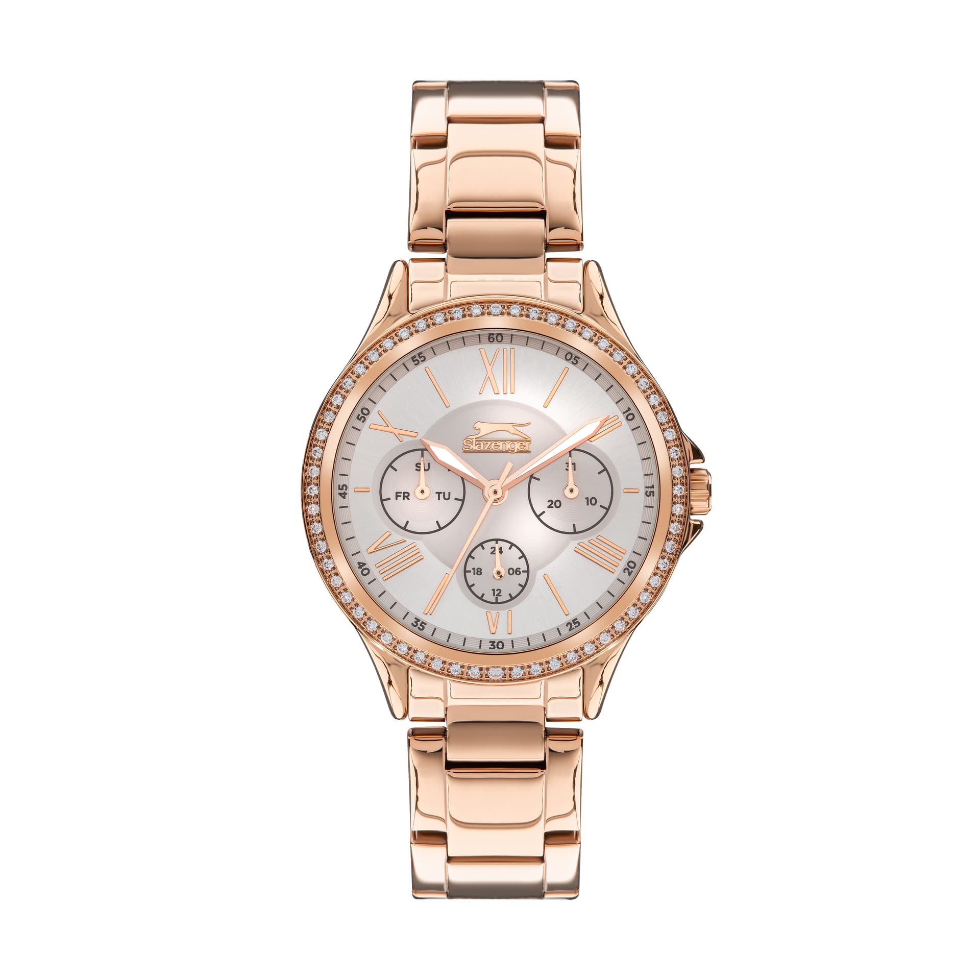 Slazenger Ladies Stainless Steel Watch SL.09.2021.4.05 Silver