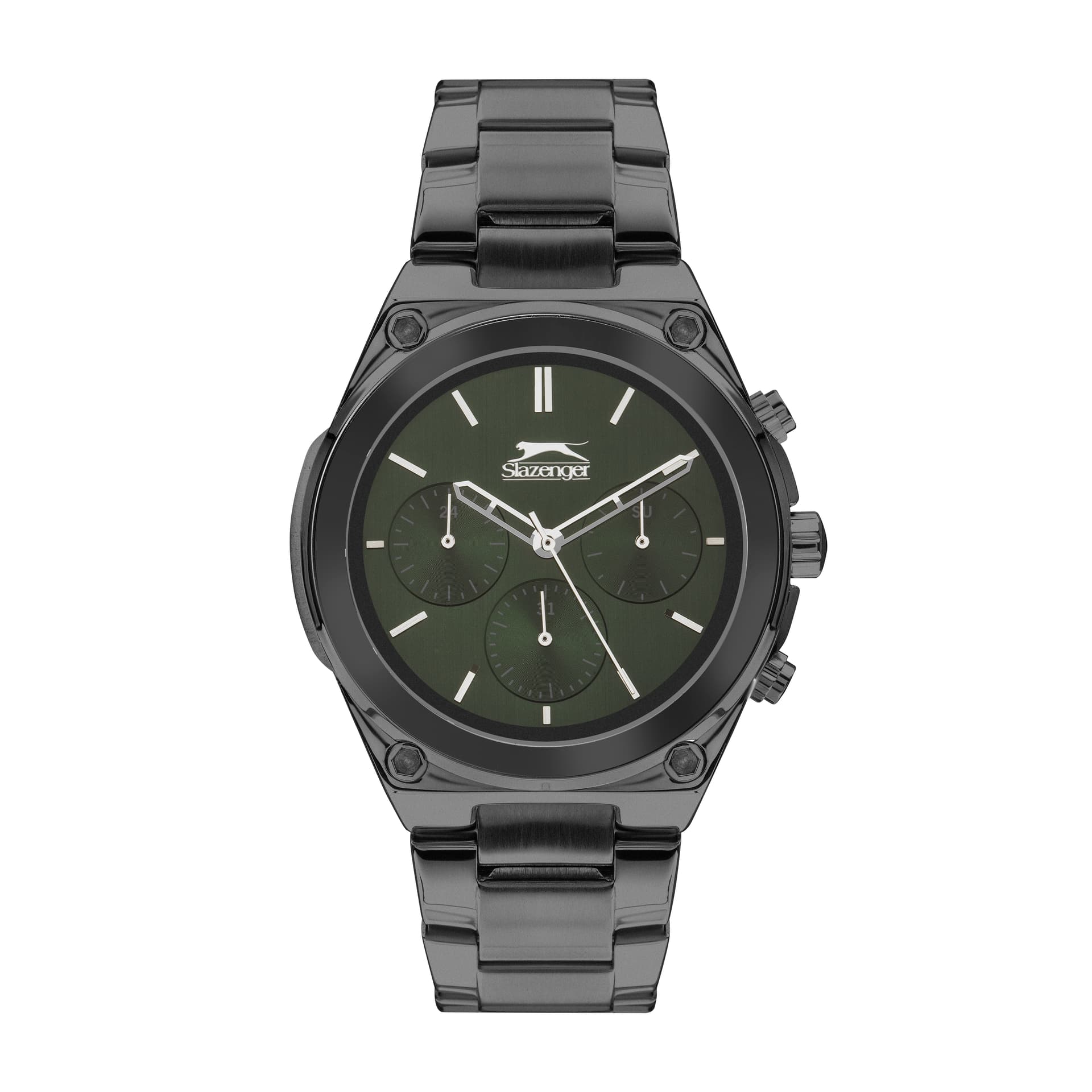 Slazenger Gents Stainless Steel Watch SL.09.2027.2.05 Grey