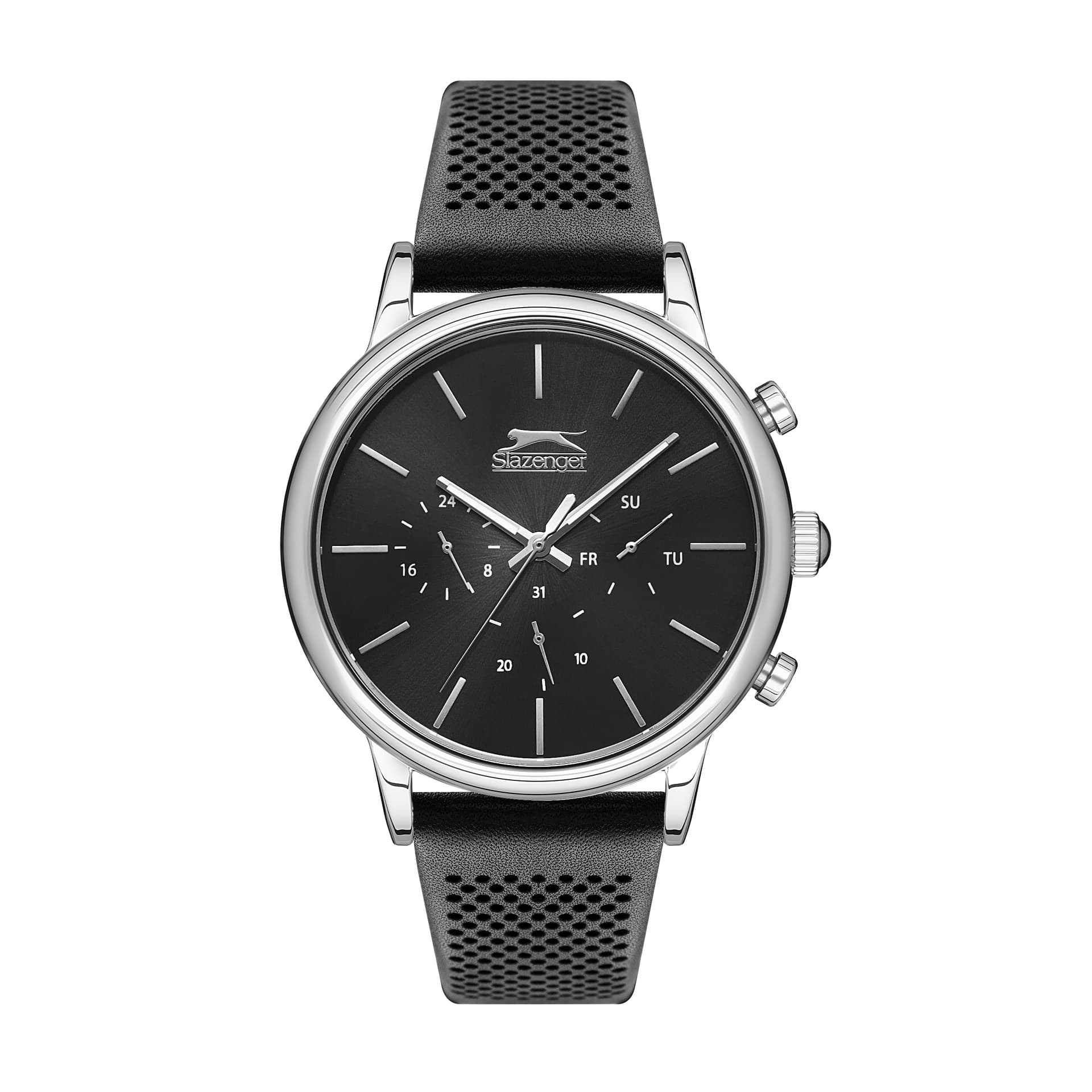 Slazenger Gents Stainless Steel Watch SL.09.2030.2.01 Black