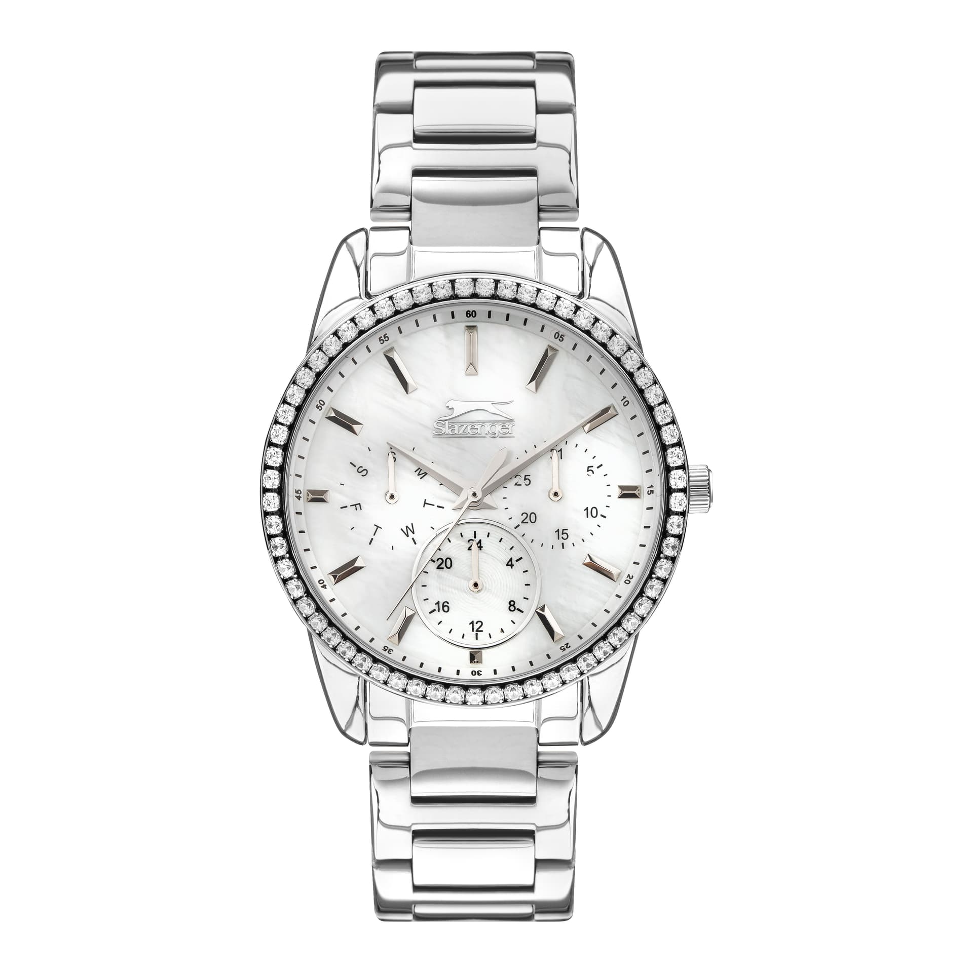 Slazenger Ladies Stainless Steel Watch SL.09.2041.4.04 Silver