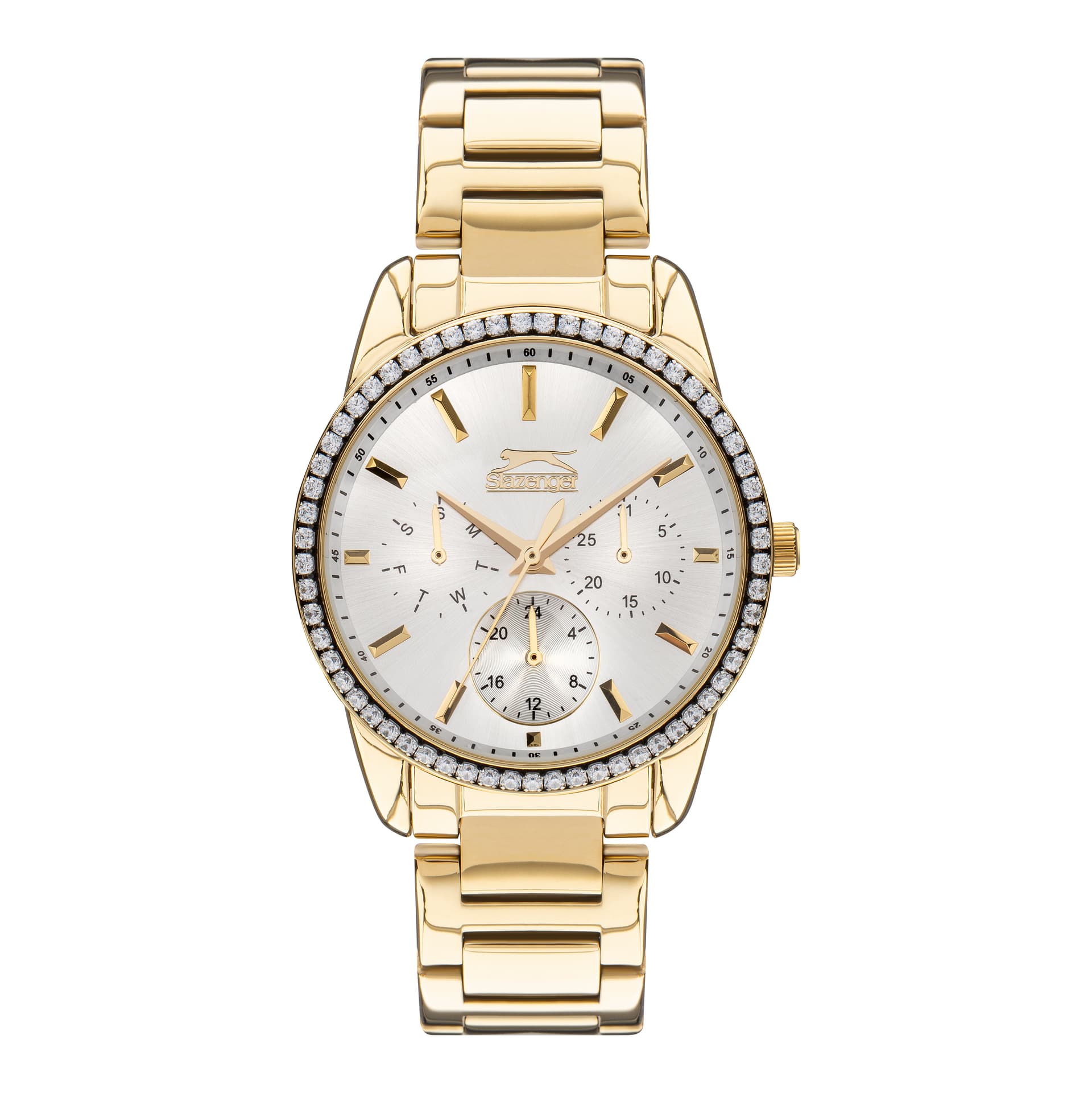 Slazenger Ladies Stainless Steel Watch SL.09.2041.4.05 Silver