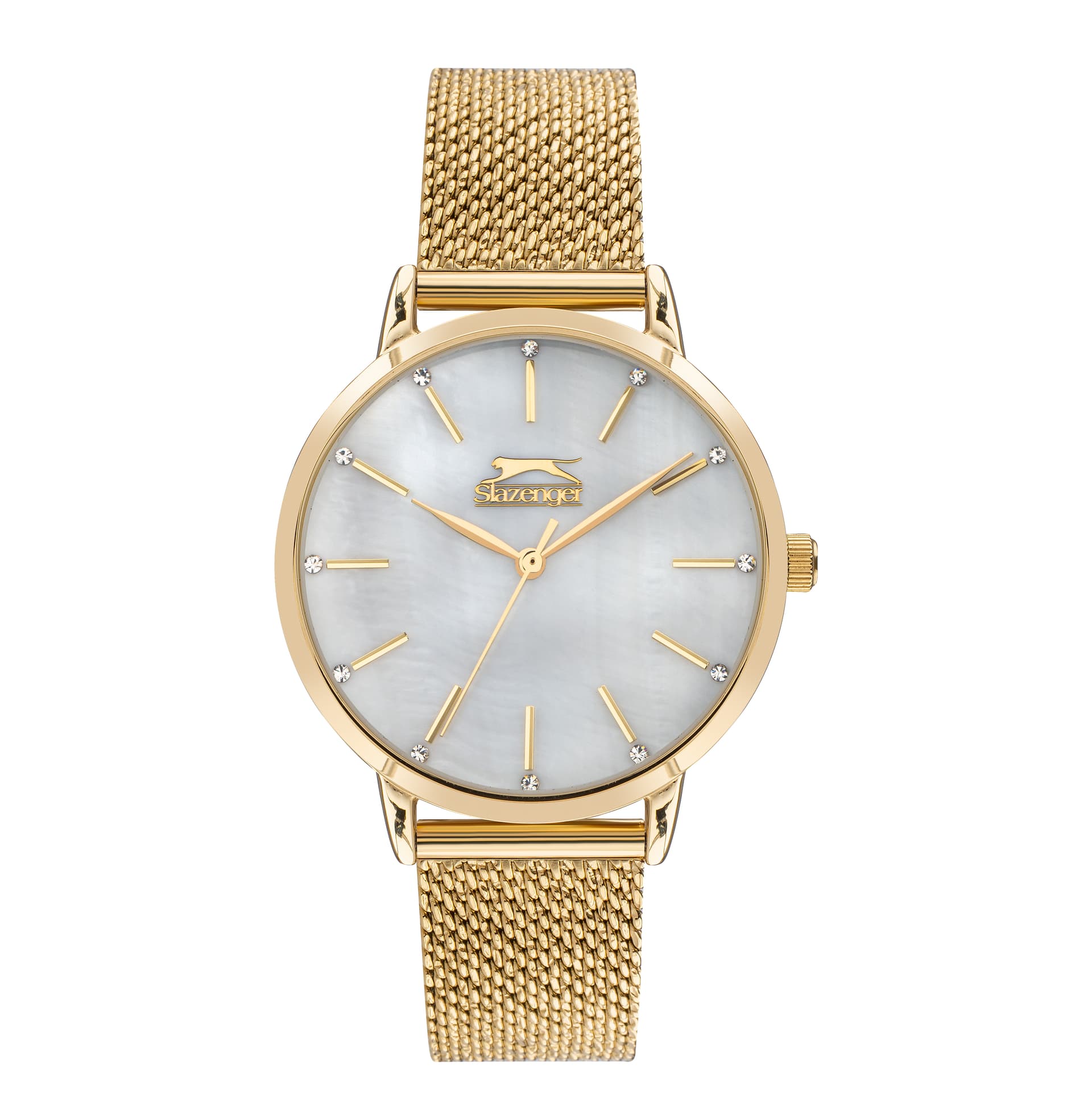 Slazenger Ladies Stainless Steel Watch SL.09.2047.3.04 Silver
