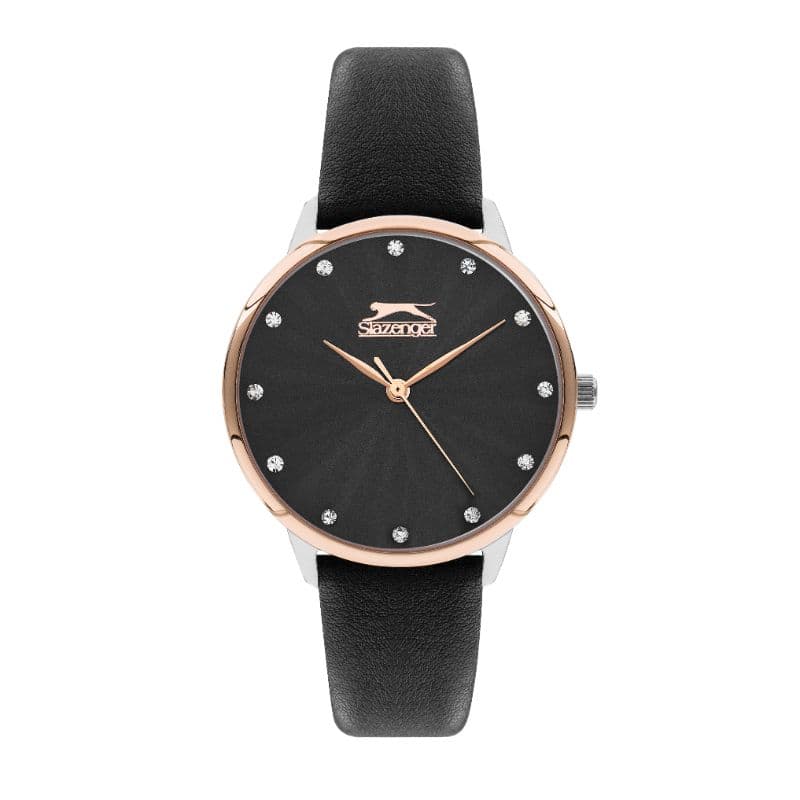 Slazenger Ladies Stainless Steel Watch SL.09.2051.3.04 Black