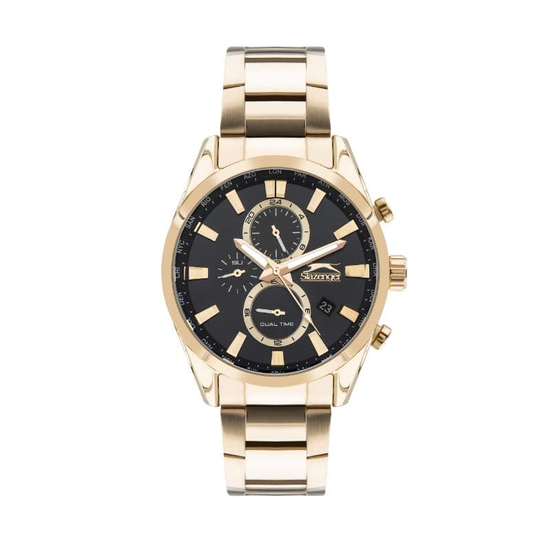 Slazenger Gents Stainless Steel Watch SL.09.2058.2.03 Black