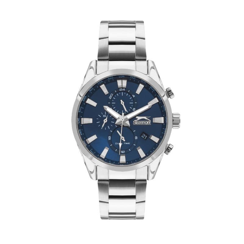 Slazenger Gents Stainless Steel Watch SL.09.2058.2.04 Blue