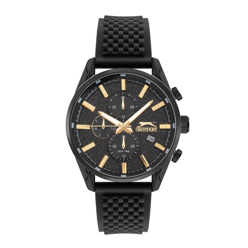 Slazenger Gents Stainless Steel Watch SL.09.2060.2.02 Black