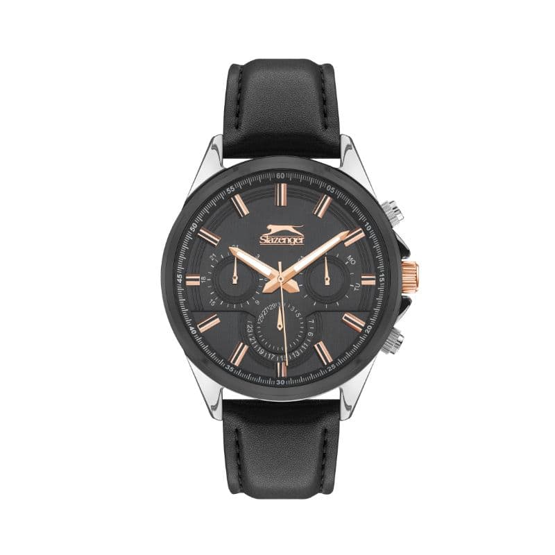 Slazenger Gents Stainless Steel Watch SL.09.2067.2.01 Black