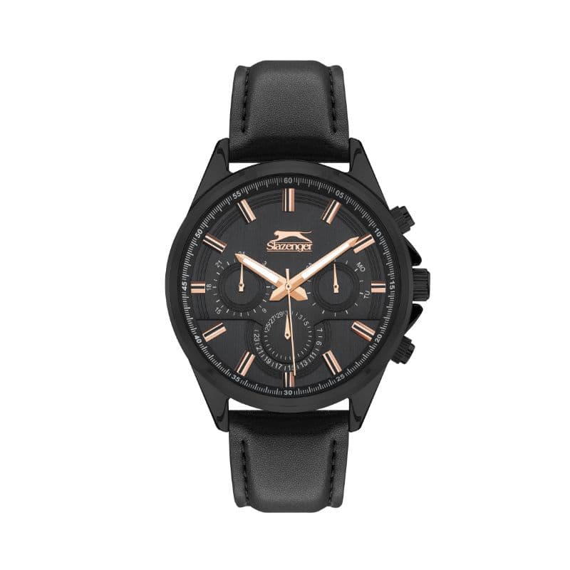 Slazenger Gents Stainless Steel Watch SL.09.2067.2.03 Black