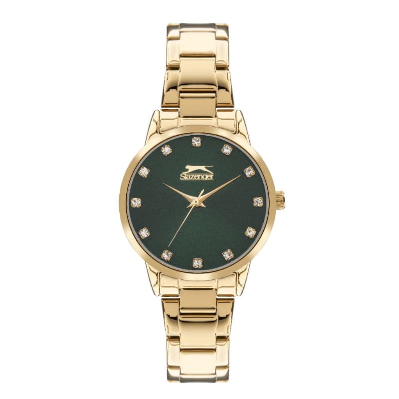 Slazenger Ladies Stainless Steel Watch SL.09.2071.3.03 Green