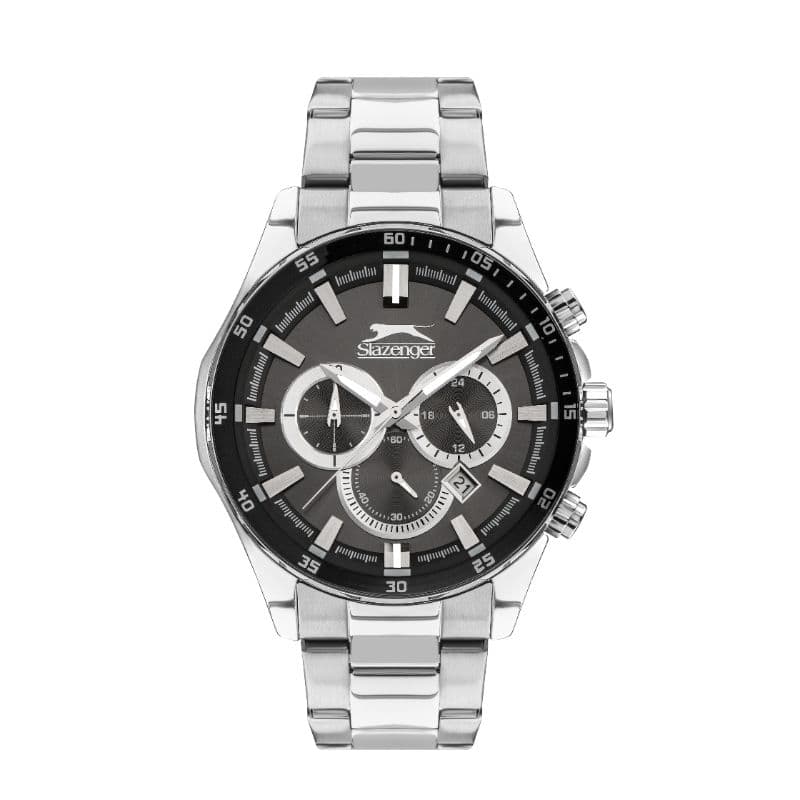 Slazenger Gents Stainless Steel Watch SL.09.2078.2.01 Black