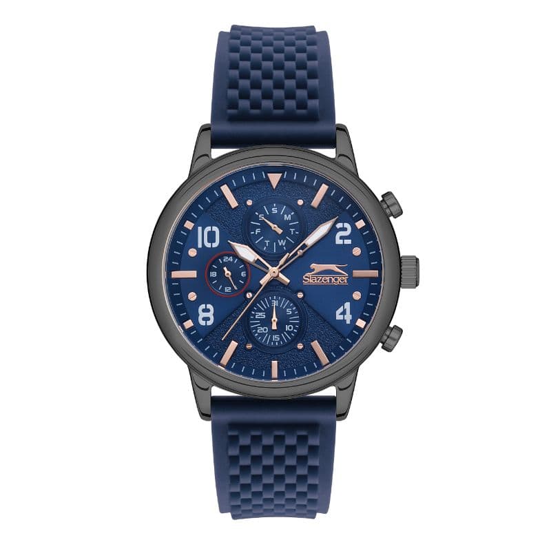 Slazenger Gents Stainless Steel Watch SL.09.2089.2.03 Blue