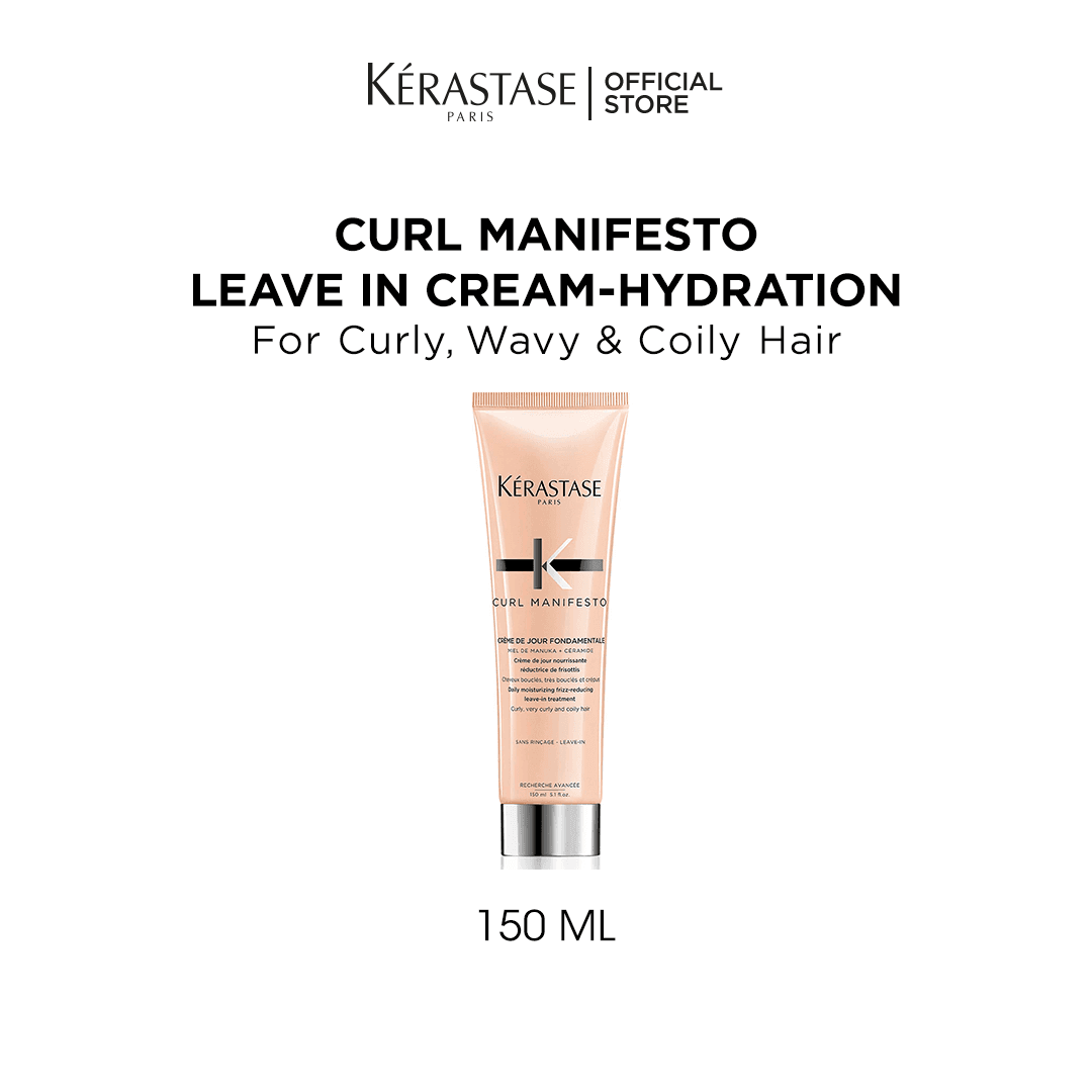 Kerastase Curl Manifesto Leave In Cream-Hydration & Styling for Waves & Curls 150ml