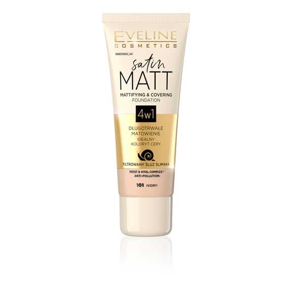 Eveline Satin Matt Mattifying and Covering Foundation