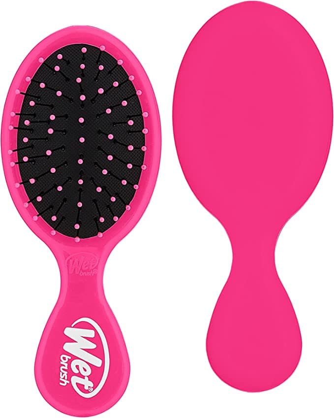 Wet Brush Mini Detangler Hair Brush - Pink