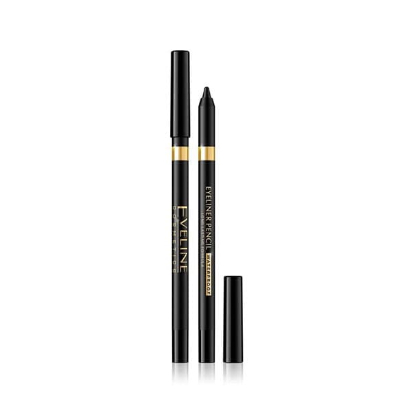 Eveline Waterproof Black Eyeliner Eye Pencil