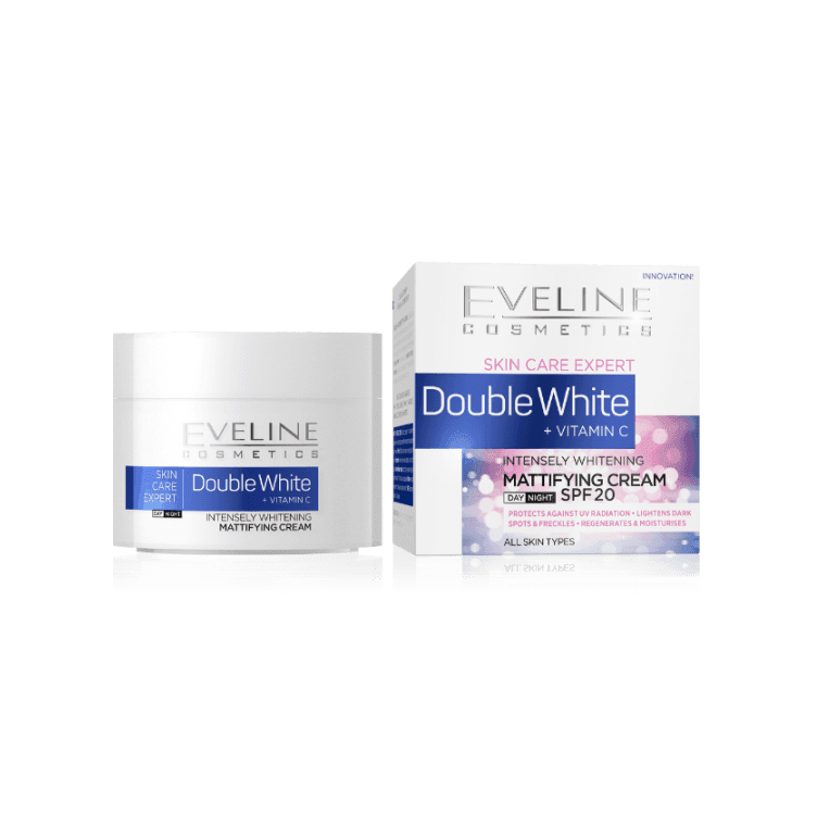 Eveline Double (Day & Night) Whitening Mattifying Cream 50ml