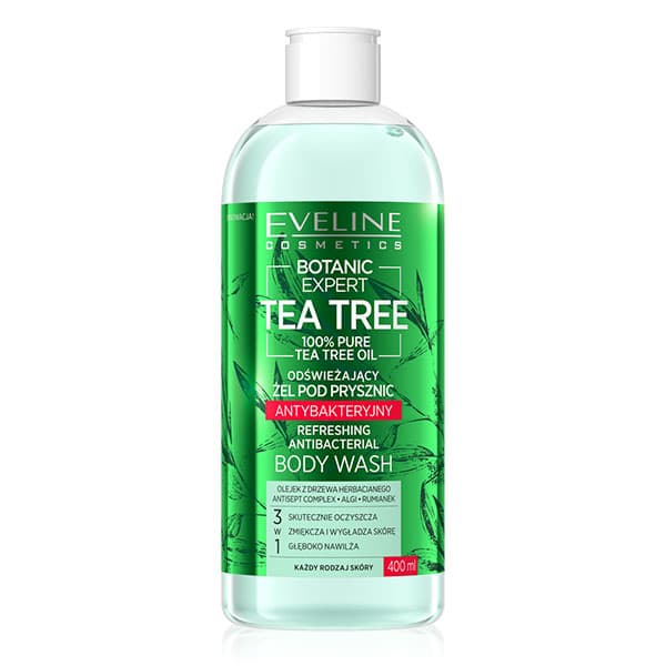 Eveline Botanic Expert Tea Tree Refreshing Antibacterial Body Wash 400ml