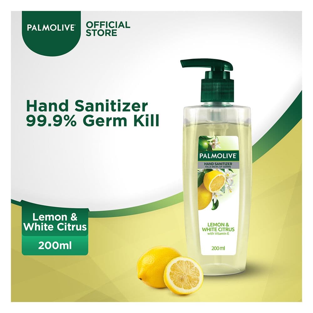 Palmolive Hand Sanitizer Lemon & White Citrus 200ml